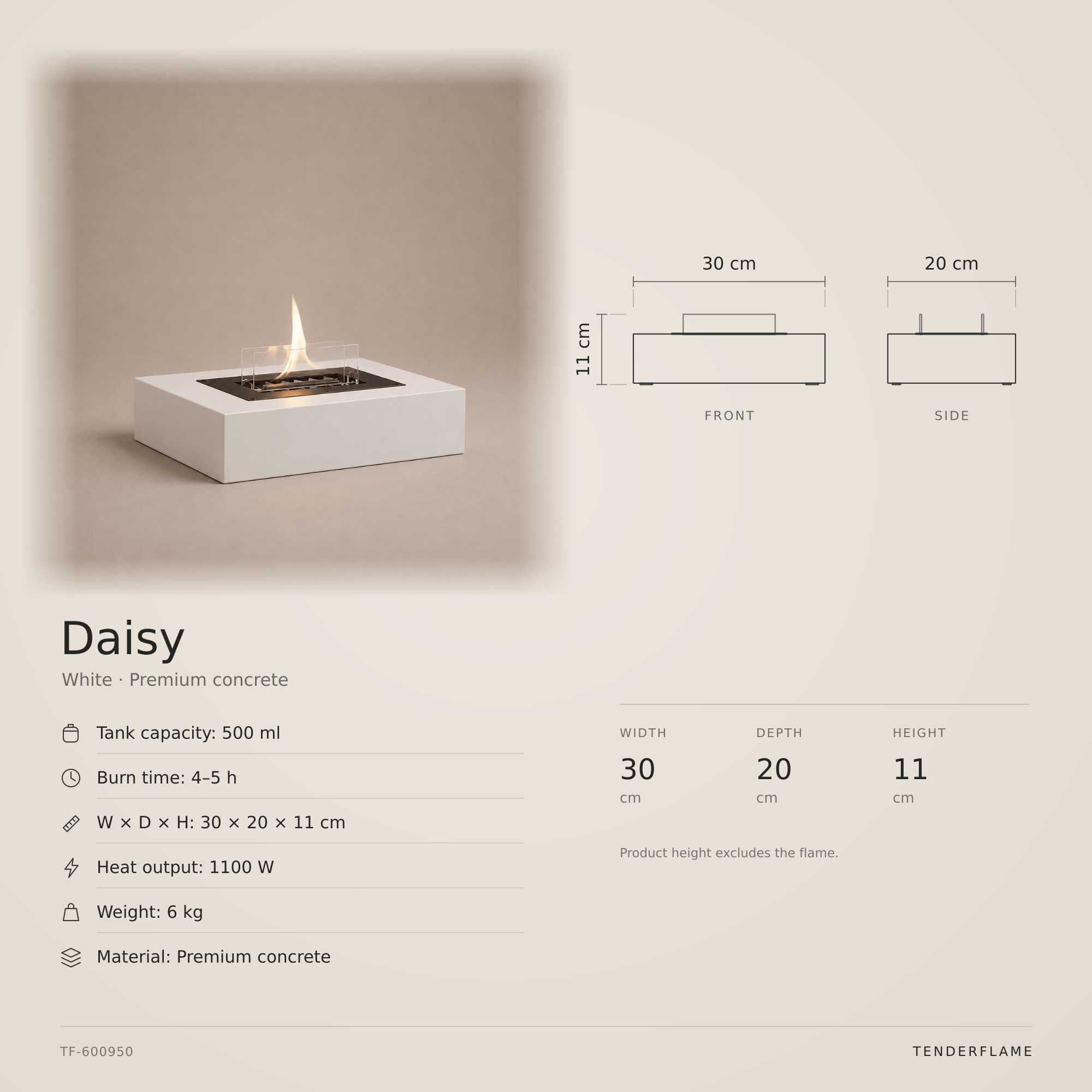 Daisy Natural Concrete