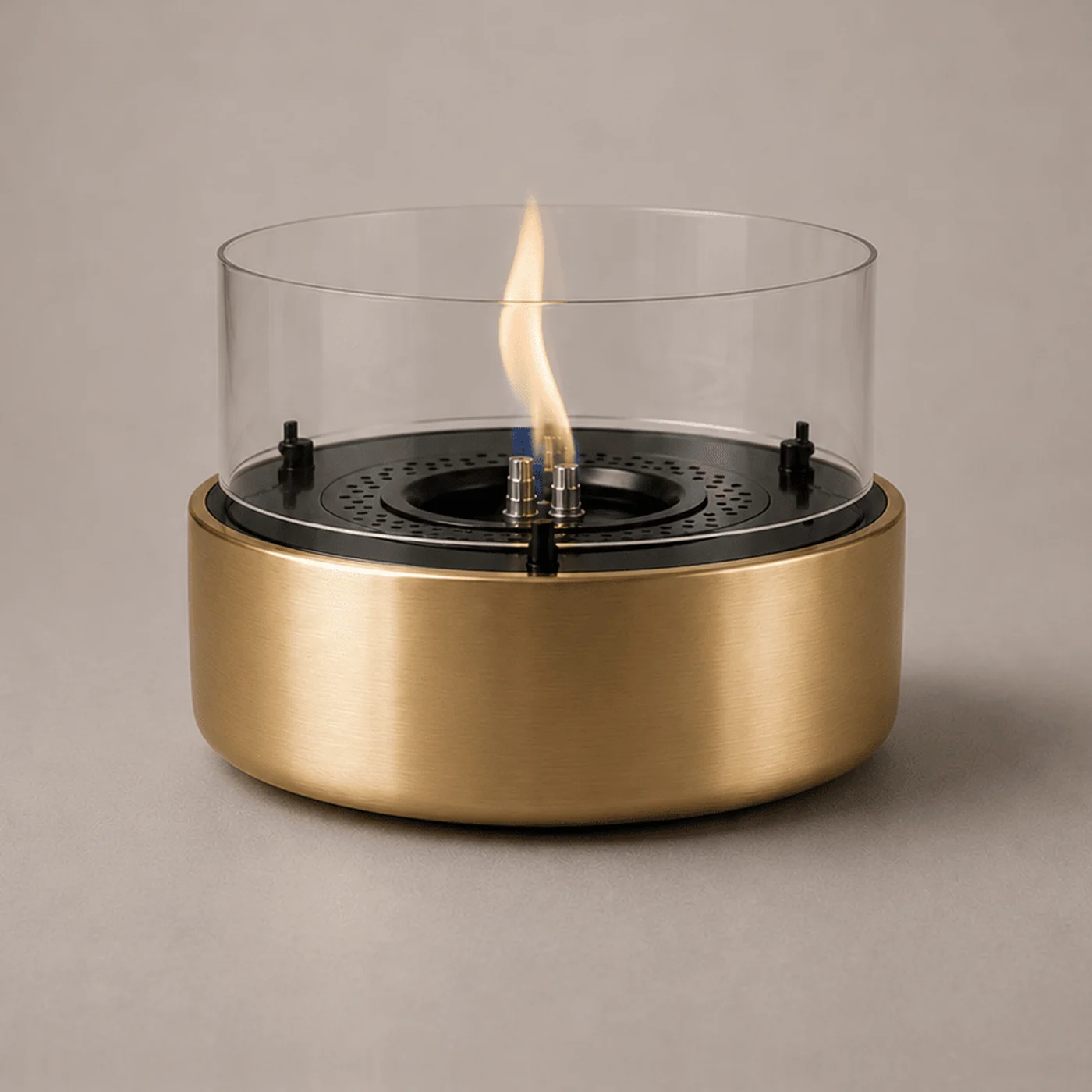Café 18 Gold Brushed Steel