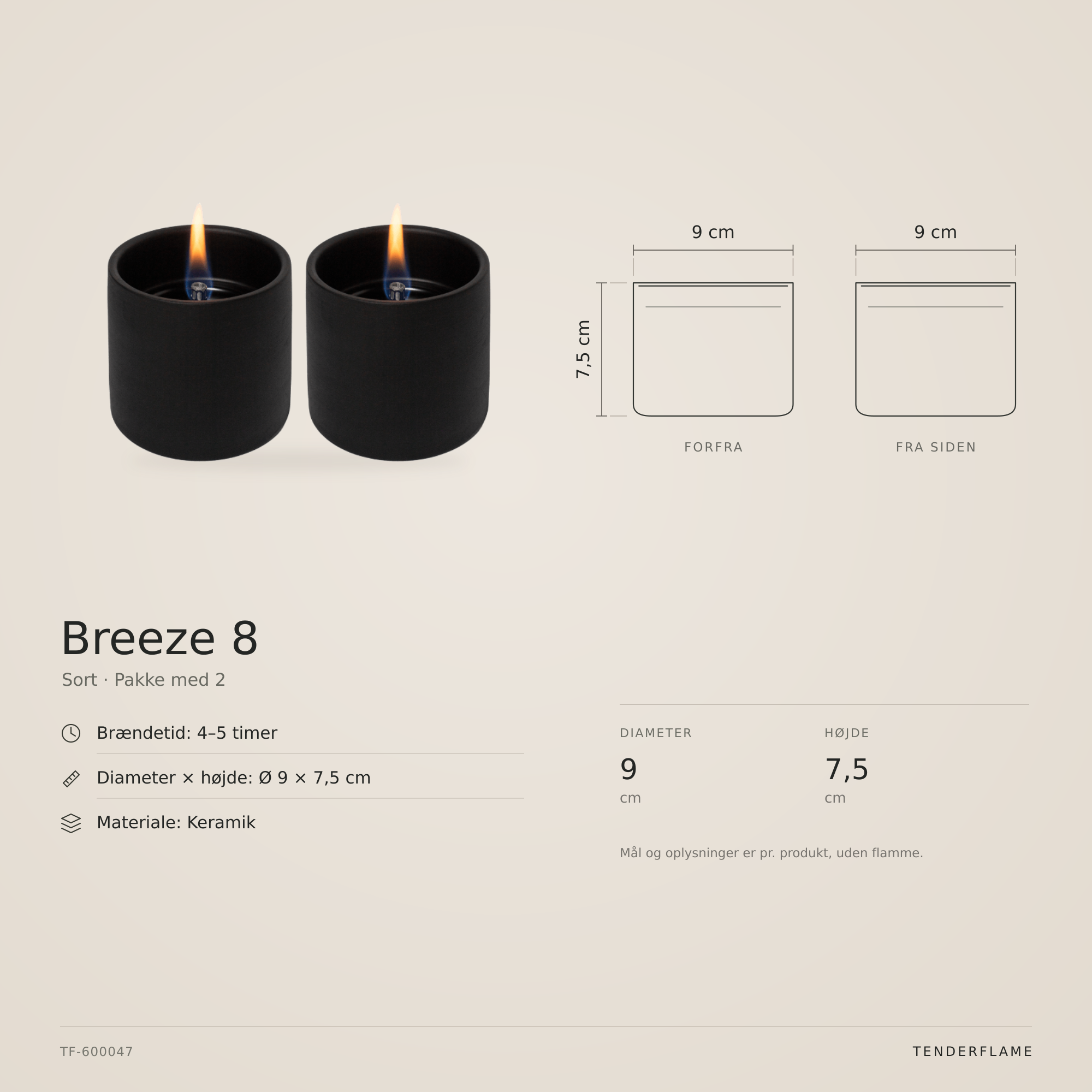 Breeze 8 ceramic, 2-Pack