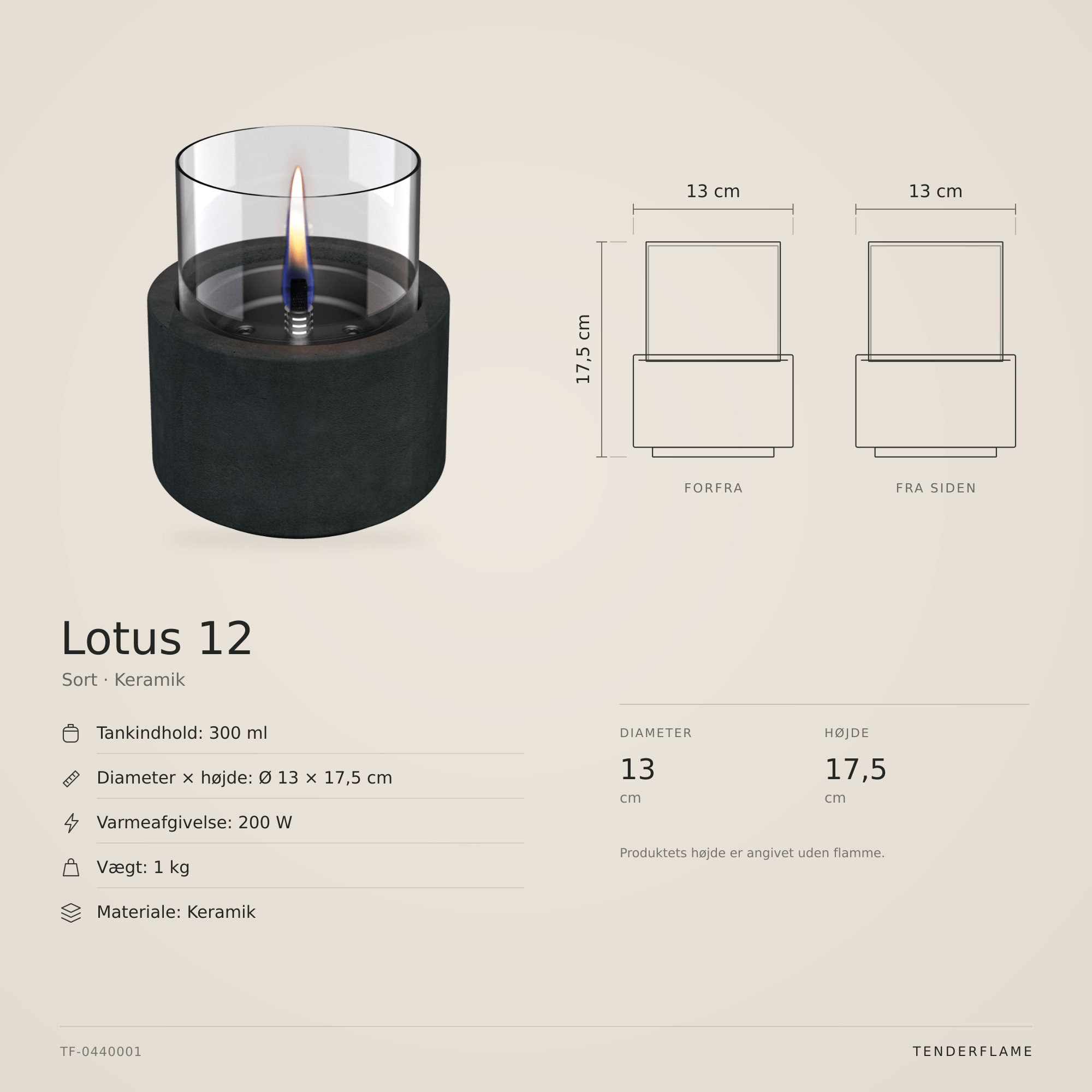 Lotus 12 Natural Concrete MgO